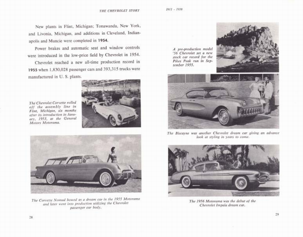 The Chevrolet Story - Published 1958 Page 28